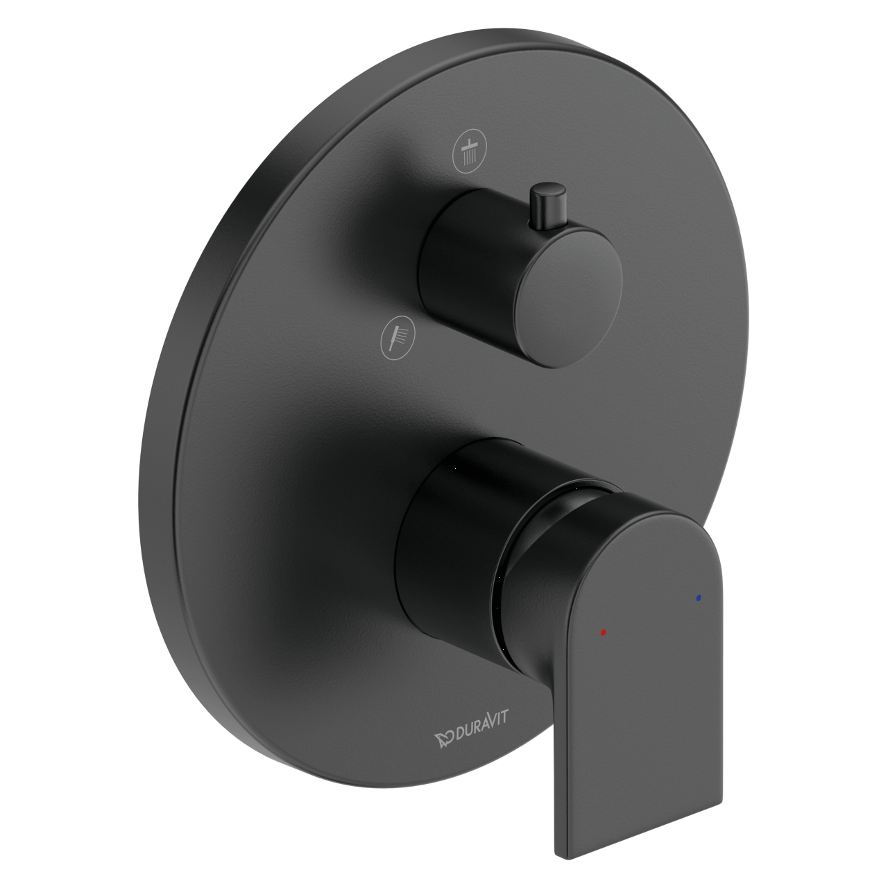 Duravit Brausearmatur Tulum UP Schwarz Matt 2 Verbraucher (TU4210012046)
