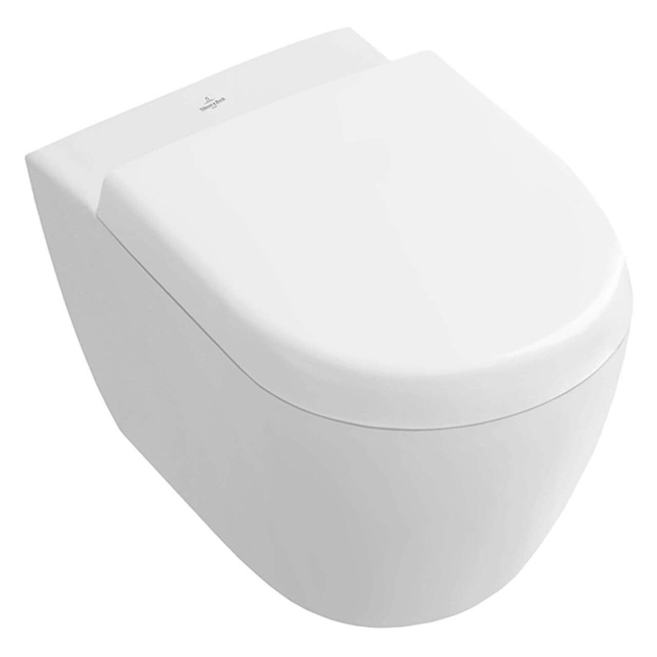 Villeroy & Boch Wand-Tiefspül-WC Subway 2.0 C-Plus Compact DirectFlush Weiß (5606R0R1)