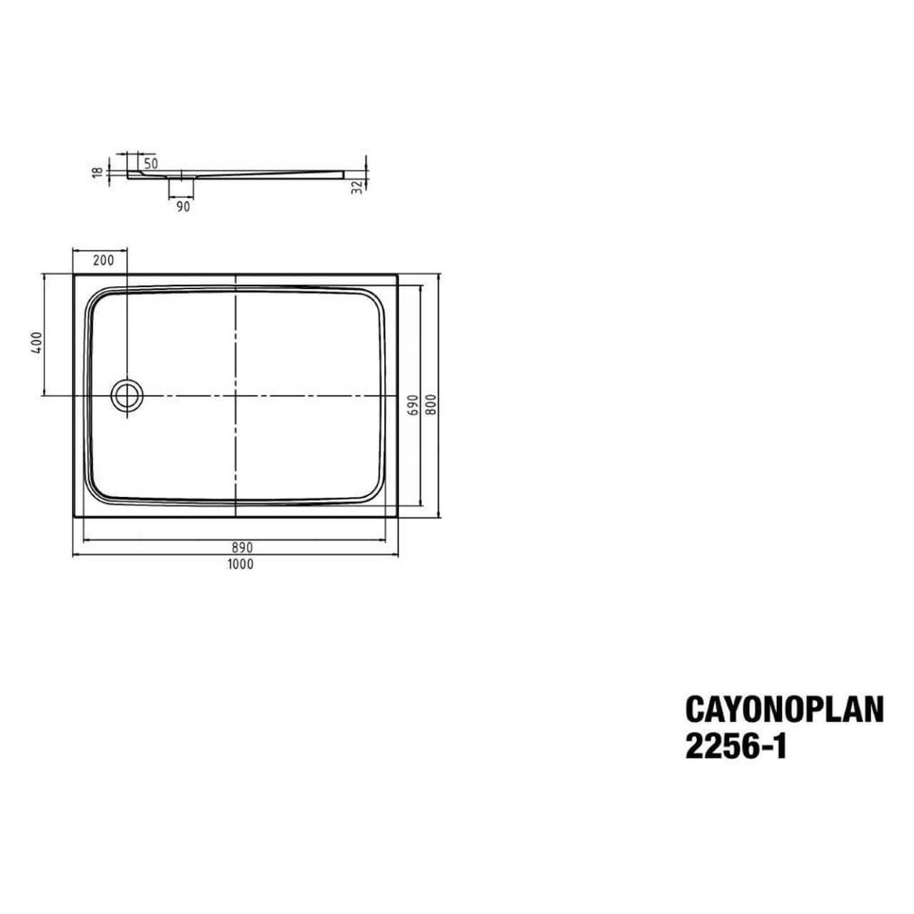Kaldewei Duschwanne Cayonoplan 80x100x1,8 cm Weiß (361600010001) – jetzt bei Meds24 Kaldewei Duschwanne Cayonoplan 80x100x1,8 cm Weiß (361600010001)