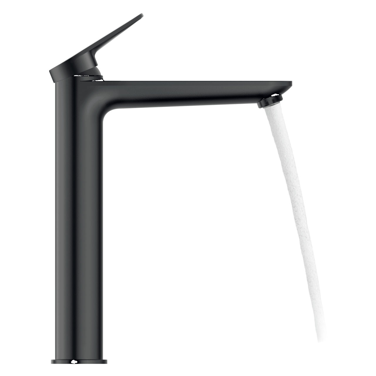 Duravit Waschtischarmatur XL Wave Schwarz Matt 176 mm ohne Zugstangen-Ablaufgarnitur (WA1040002046)