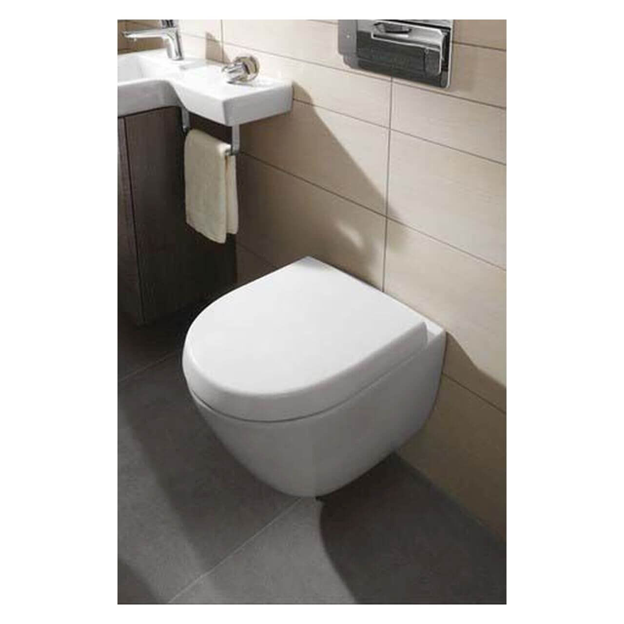 Villeroy & Boch WC-Sitz Compact Subway 2.0 Quick Release Weiß (9M69Q101)