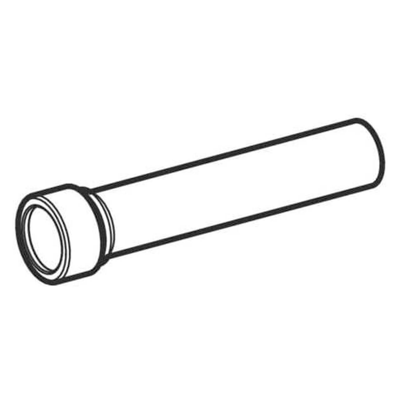 Geberit Verlängerung Ø40 mm 50 cm mit Quetschverschraubung Weiß (152165111)