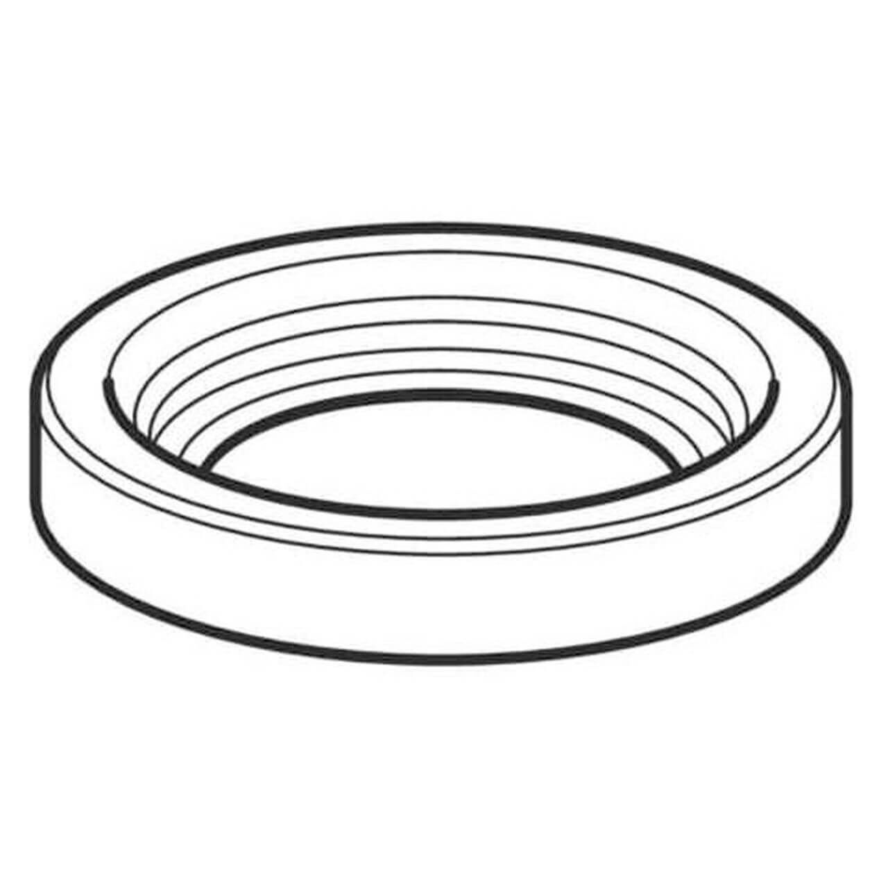 Geberit Gummidichtung Ø 55-68 mm, EPDM, schwarz (10114808)