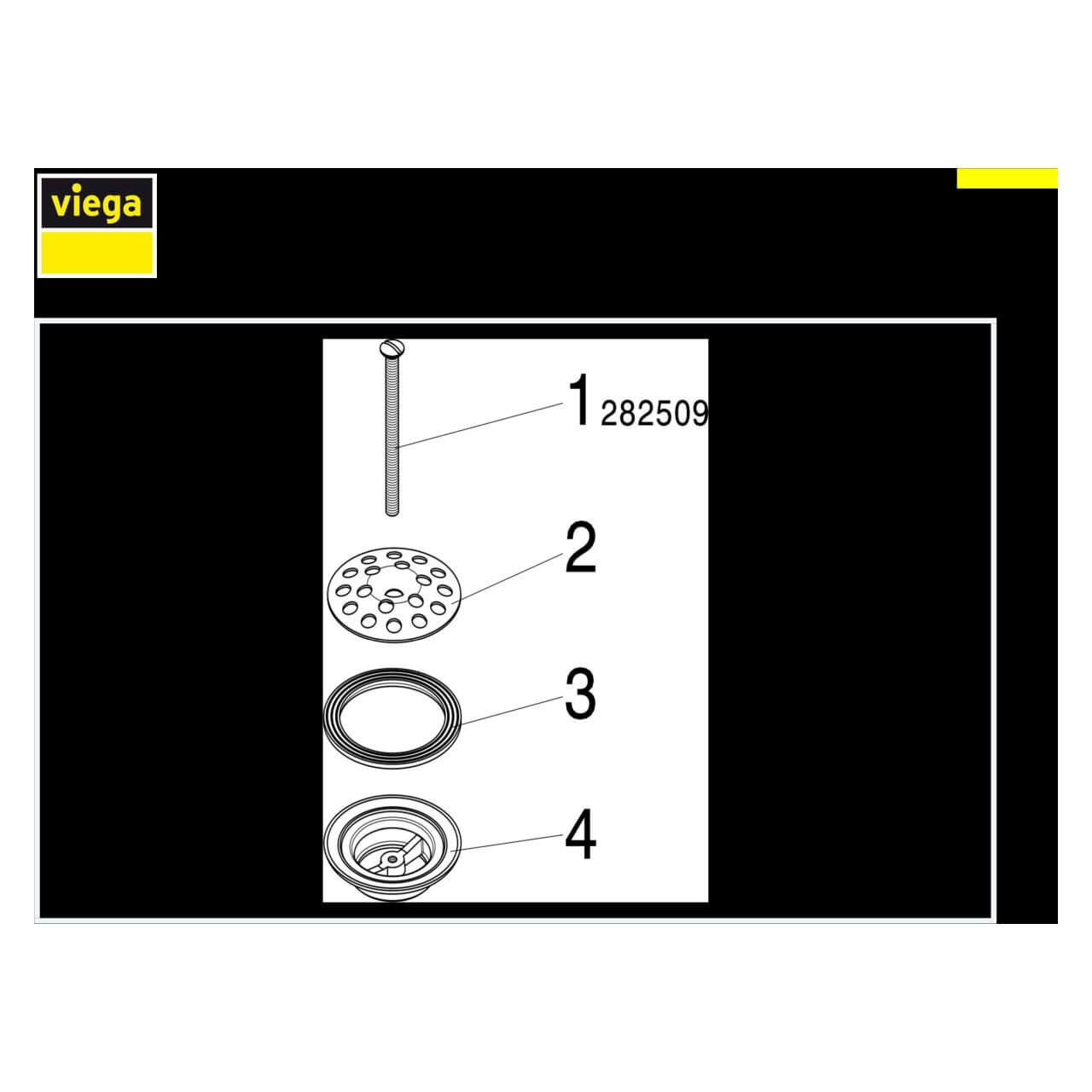 Viega Universalventil G 1 1/4 x 60 mm Edelstahl (104337)