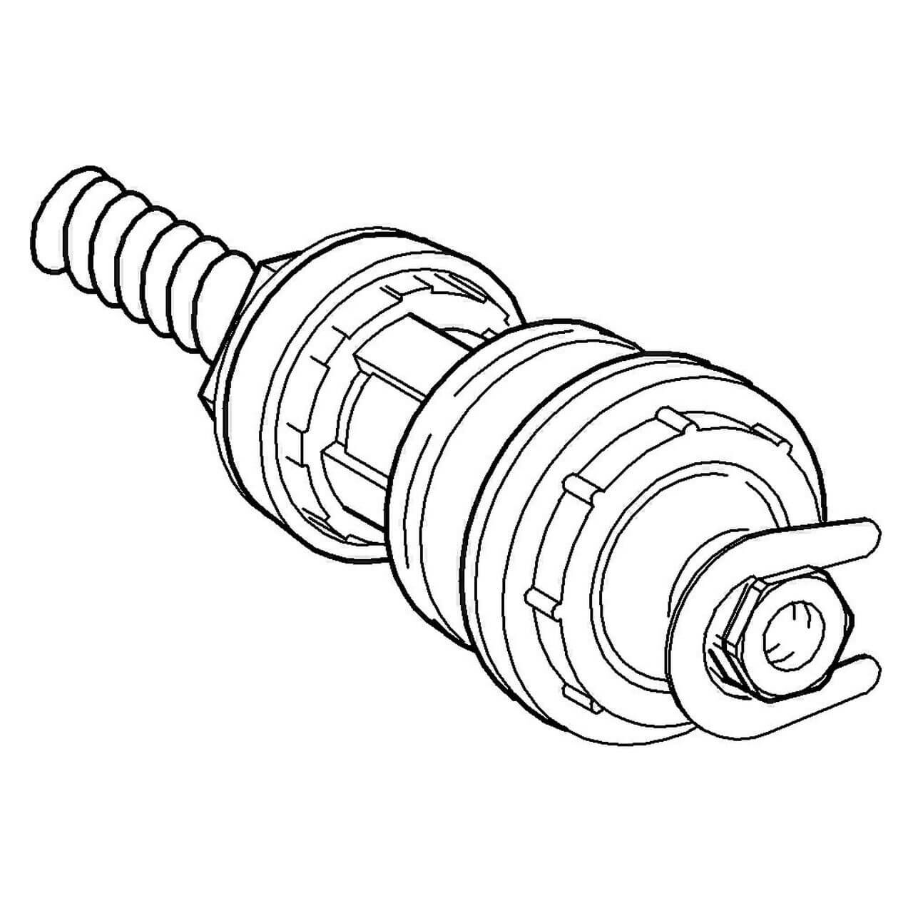 Grohe Druckspüler-Innenteil für Urinal-Spüler 505 (43812000)